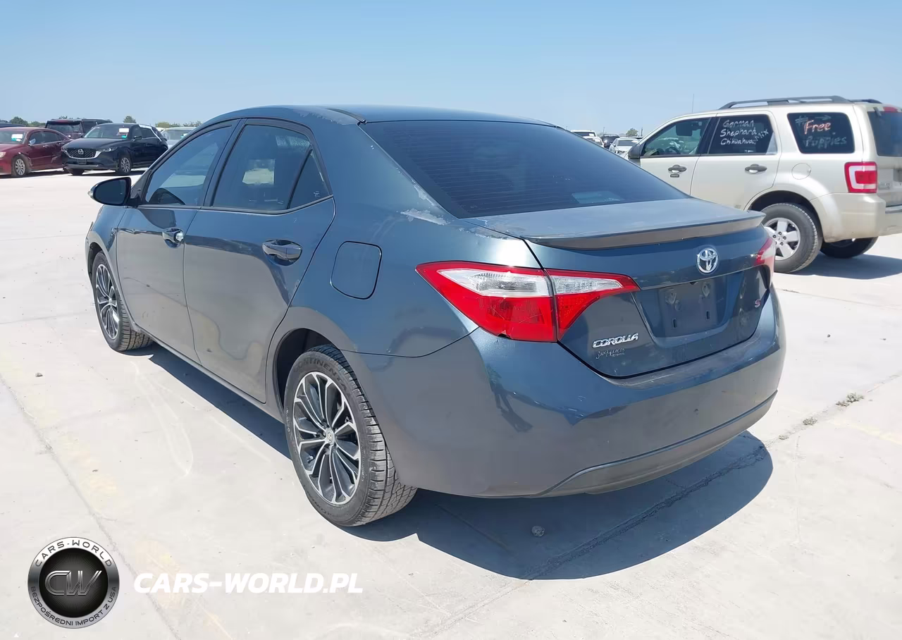 2014 Toyota Corolla S Plus VIN:5YFBURHE4EP162678 - 3