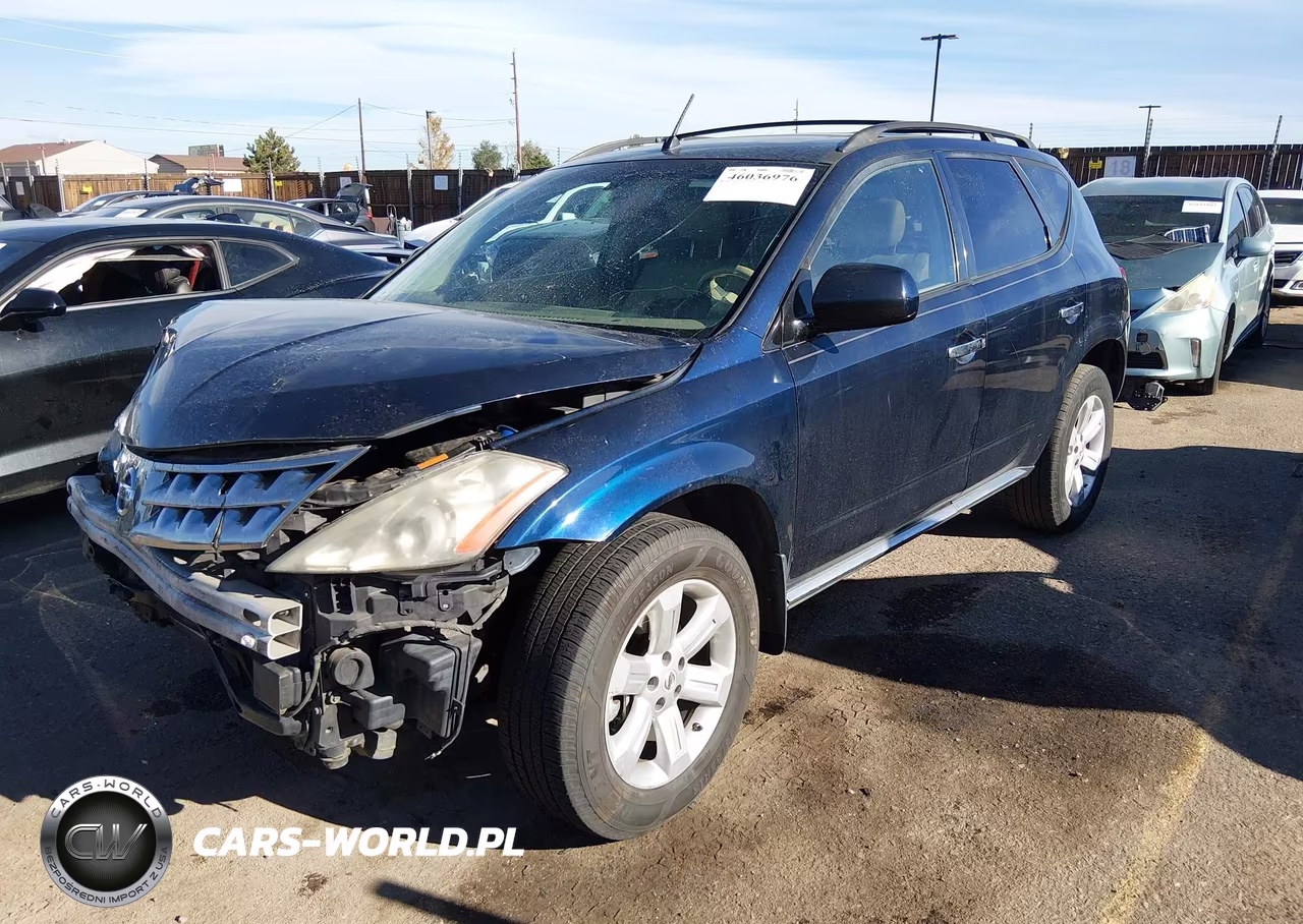 2007 Nissan Murano Sl VIN:JN8AZ08W37W648124 - 2