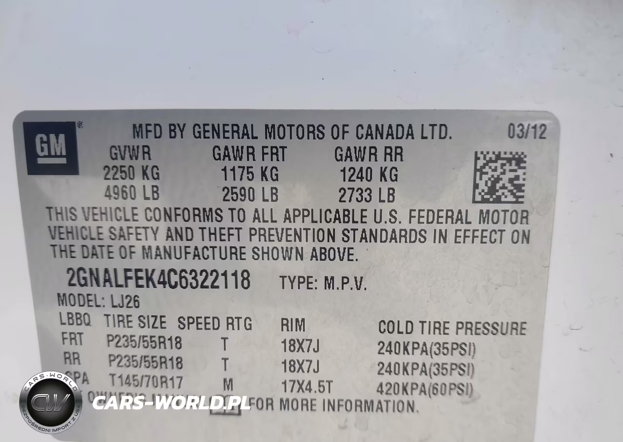 2012 Chevrolet Equinox Ltz VIN:2GNALFEK4C6322118 - 9