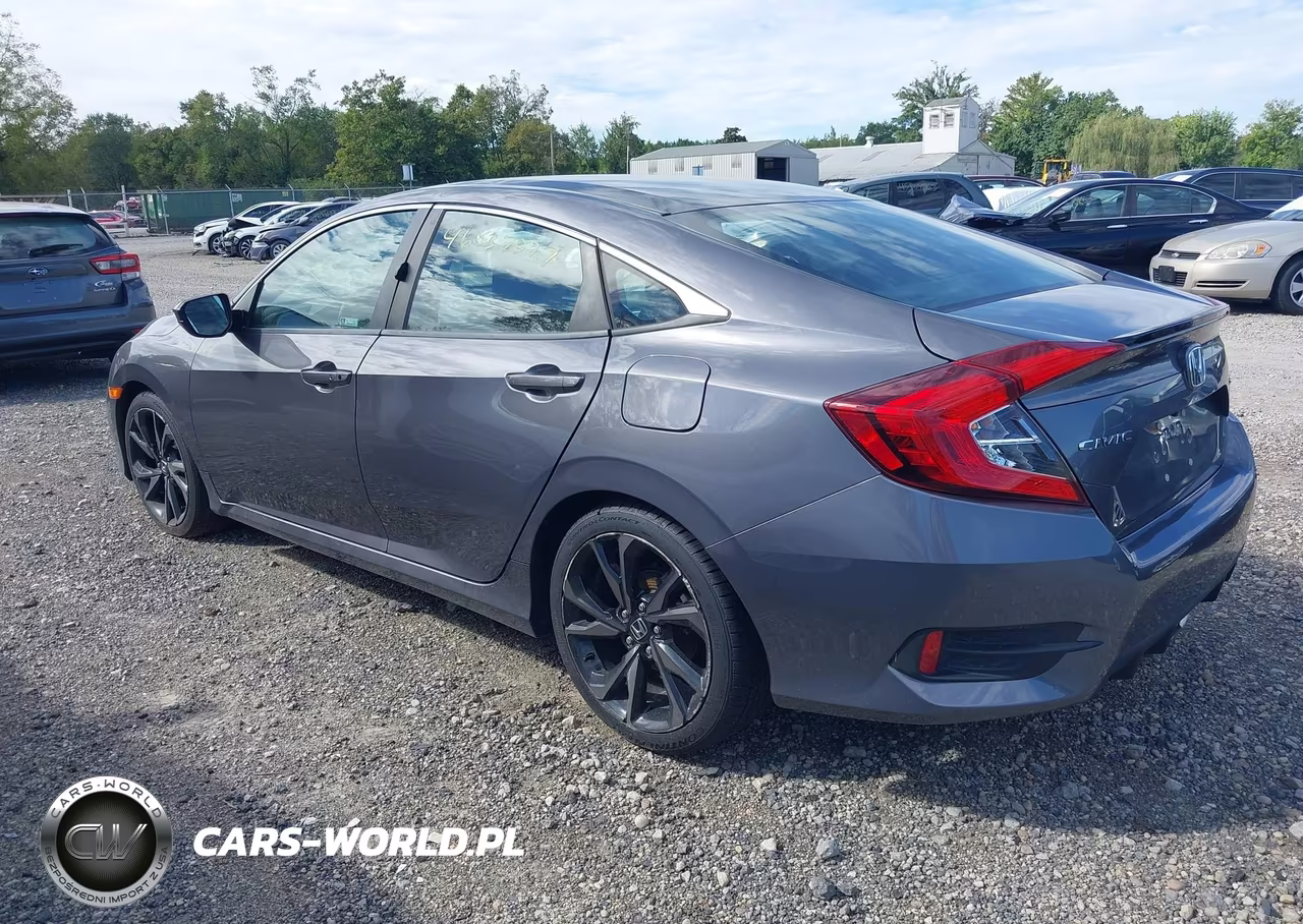 2019 Honda Civic Sport VIN:19XFC2E80KE014731 - 3