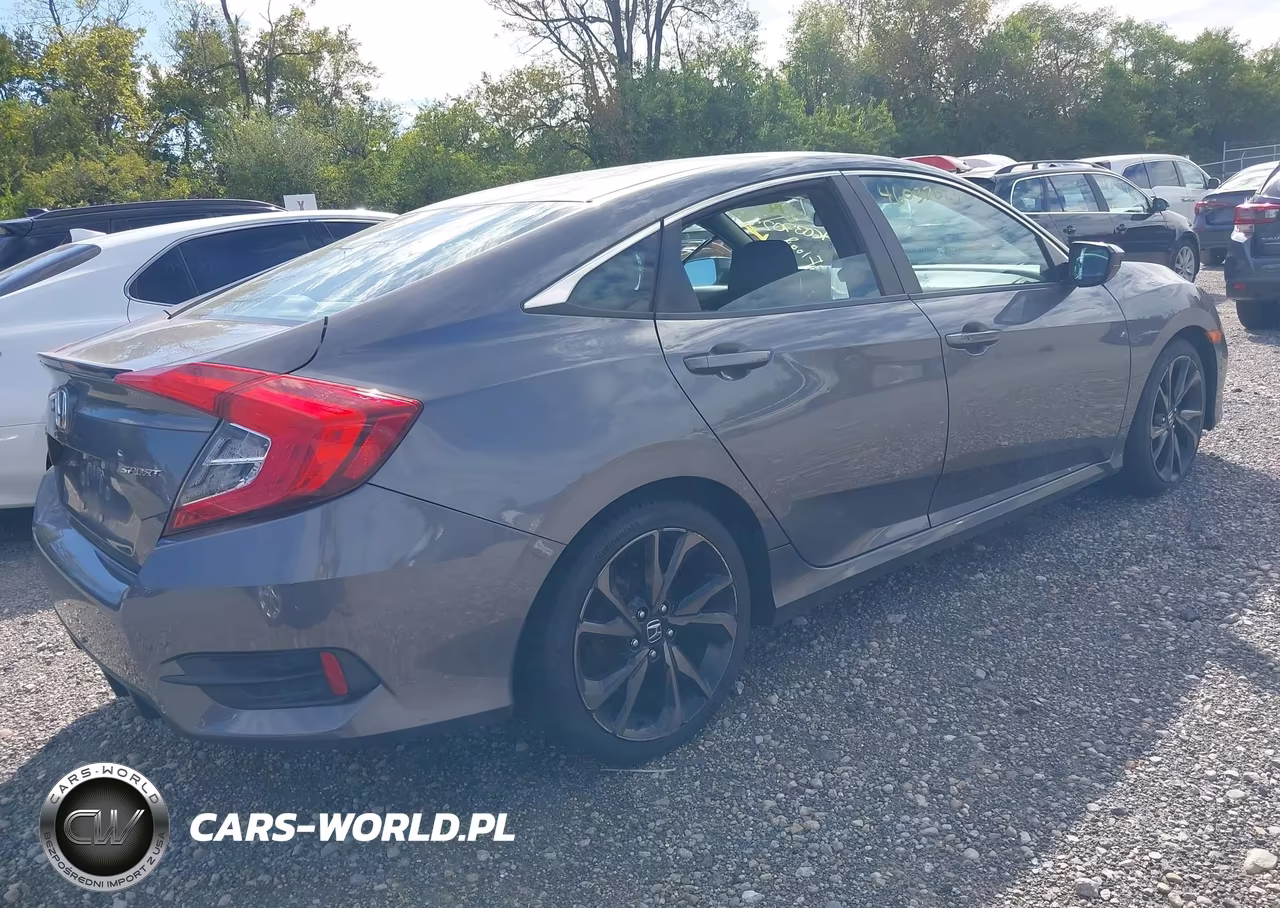 2019 Honda Civic Sport VIN:19XFC2E80KE014731 - 4