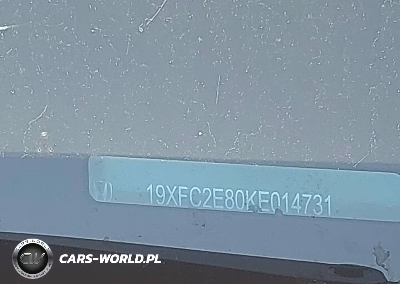 2019 Honda Civic Sport VIN:19XFC2E80KE014731 - 9