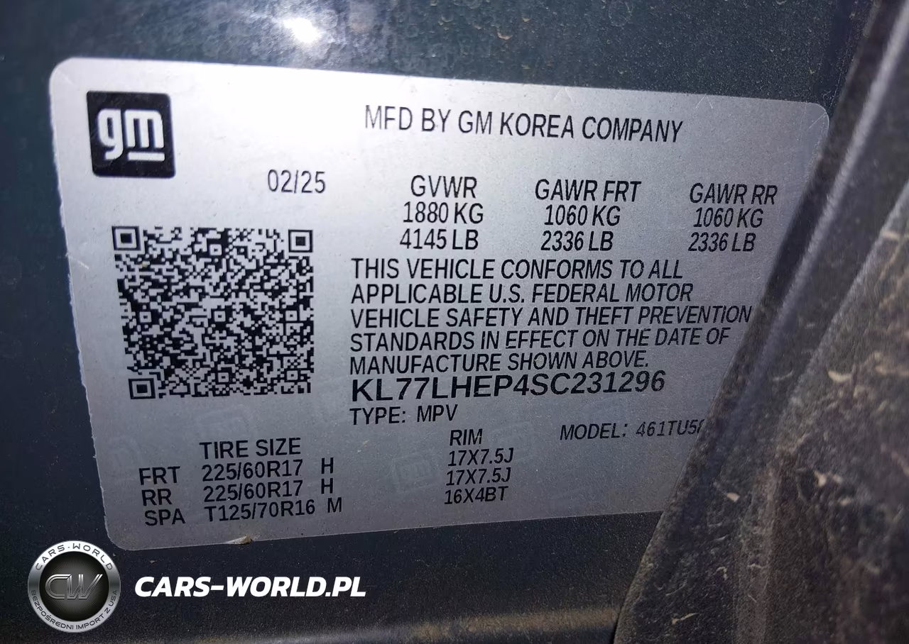 2025 Chevrolet Trax Fwd Lt VIN:KL77LHEP4SC231296 - 9