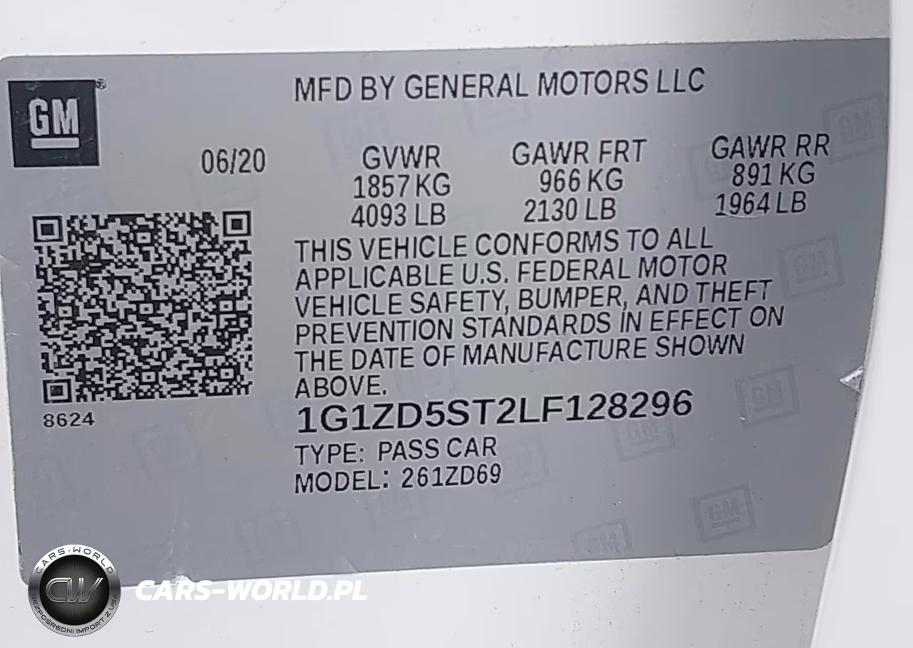 2020 Chevrolet Malibu Fwd Lt VIN:1G1ZD5ST2LF128296 - 9