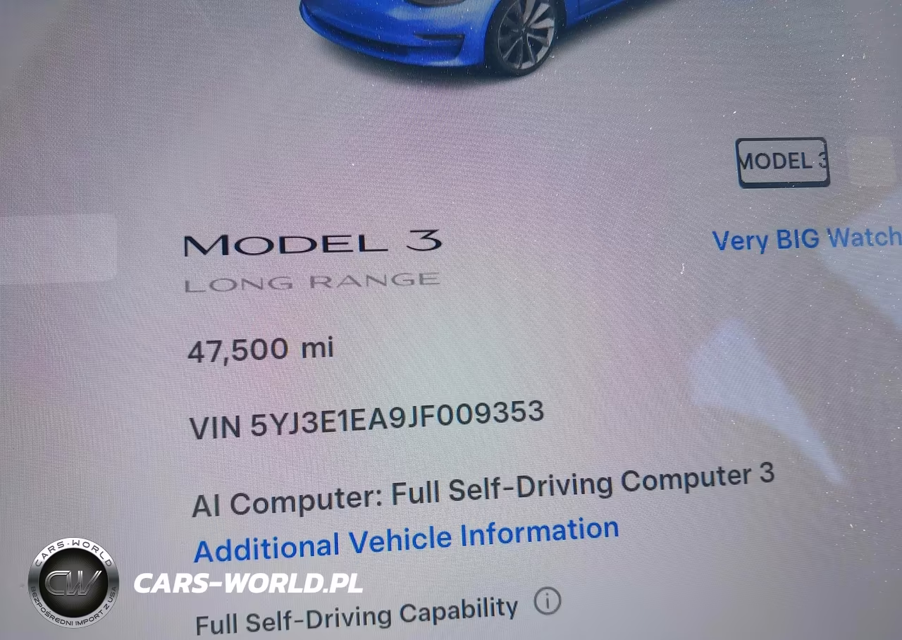 2018 Tesla Model 3 Long Range-Mid Range VIN:5YJ3E1EA9JF009353 - 7