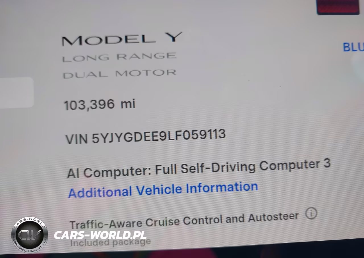 2020 Tesla Model Y Long Range Dual Motor All-Wheel Drive VIN:5YJYGDEE9LF059113 - 15