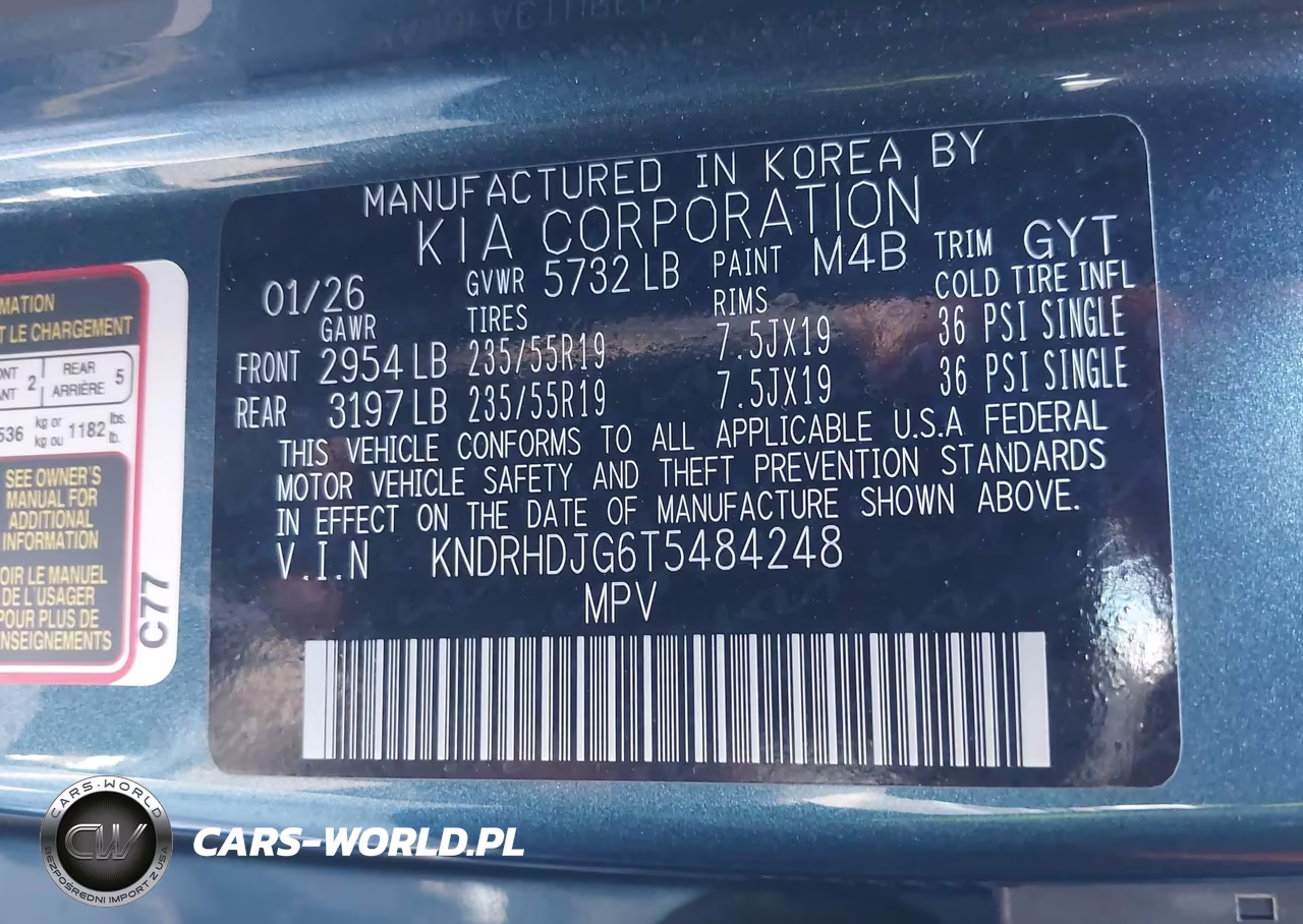 2026 Kia Sorento Hybrid Ex VIN:KNDRHDJG6T5484248 - 9