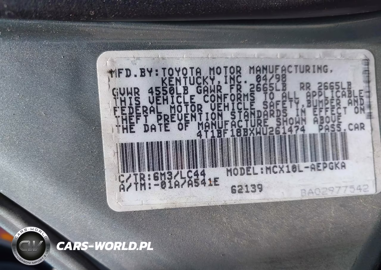 1998 Toyota Avalon Xls VIN:4T1BF18BXWU261474 - 9