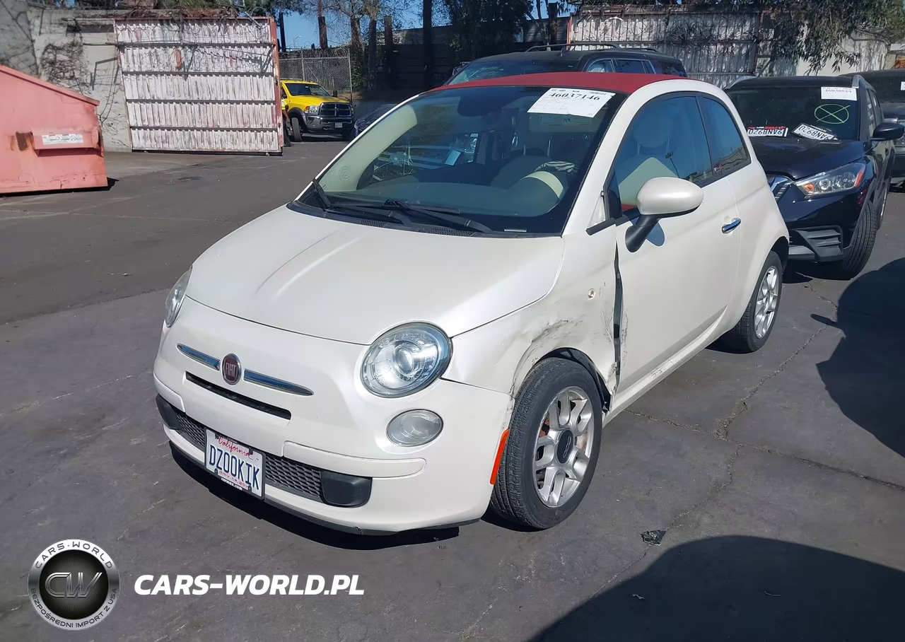 2015 Fiat 500C Pop VIN:3C3CFFDR8FT663453 - 2