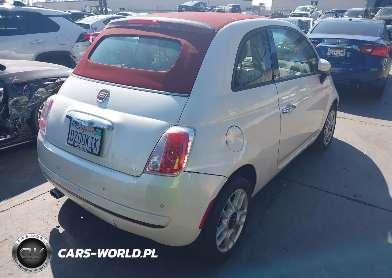 2015 Fiat 500C Pop VIN:3C3CFFDR8FT663453 - 4