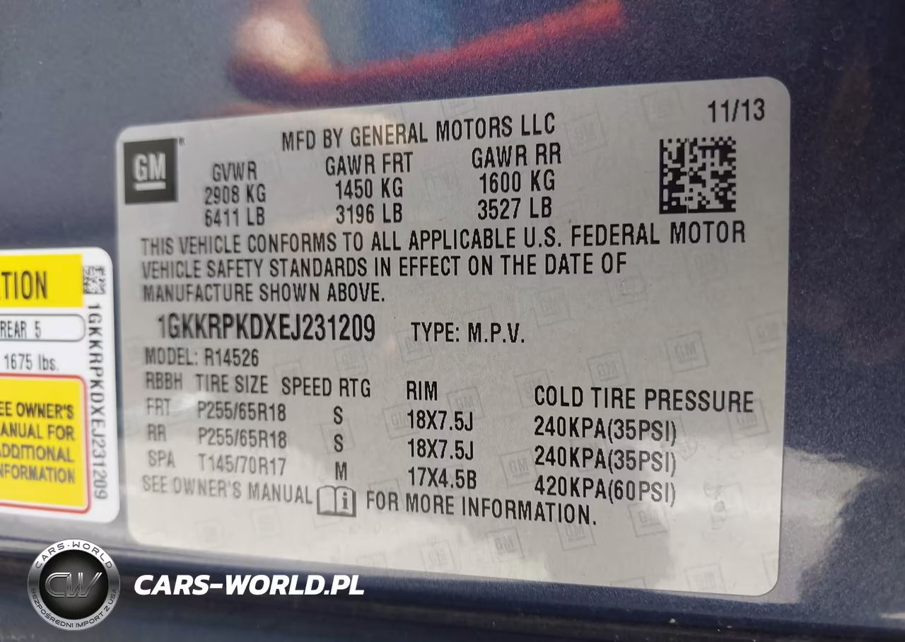 2014 GMC Acadia Sle-2 VIN:1GKKRPKDXEJ231209 - 9