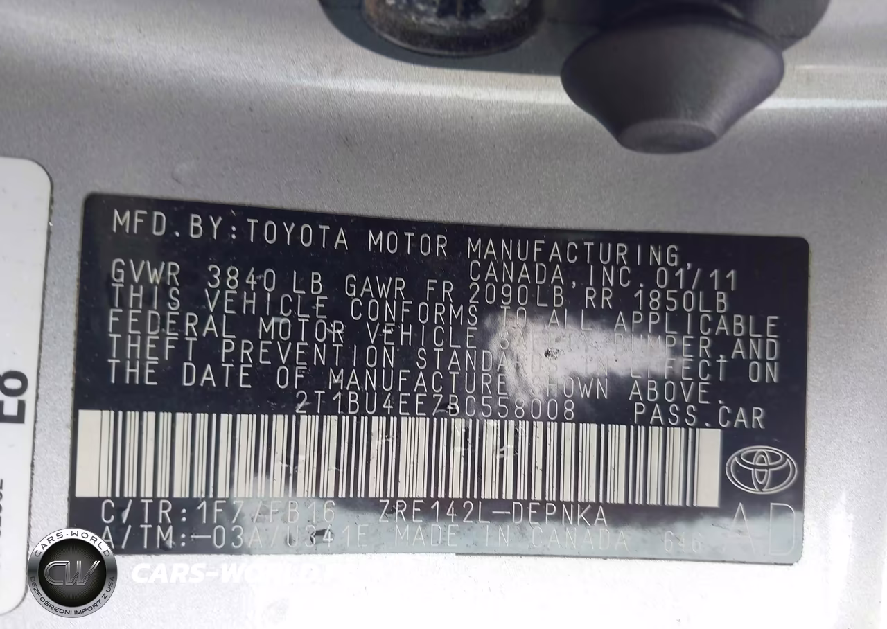 2011 Toyota Corolla Le VIN:2T1BU4EE7BC558008 - 9
