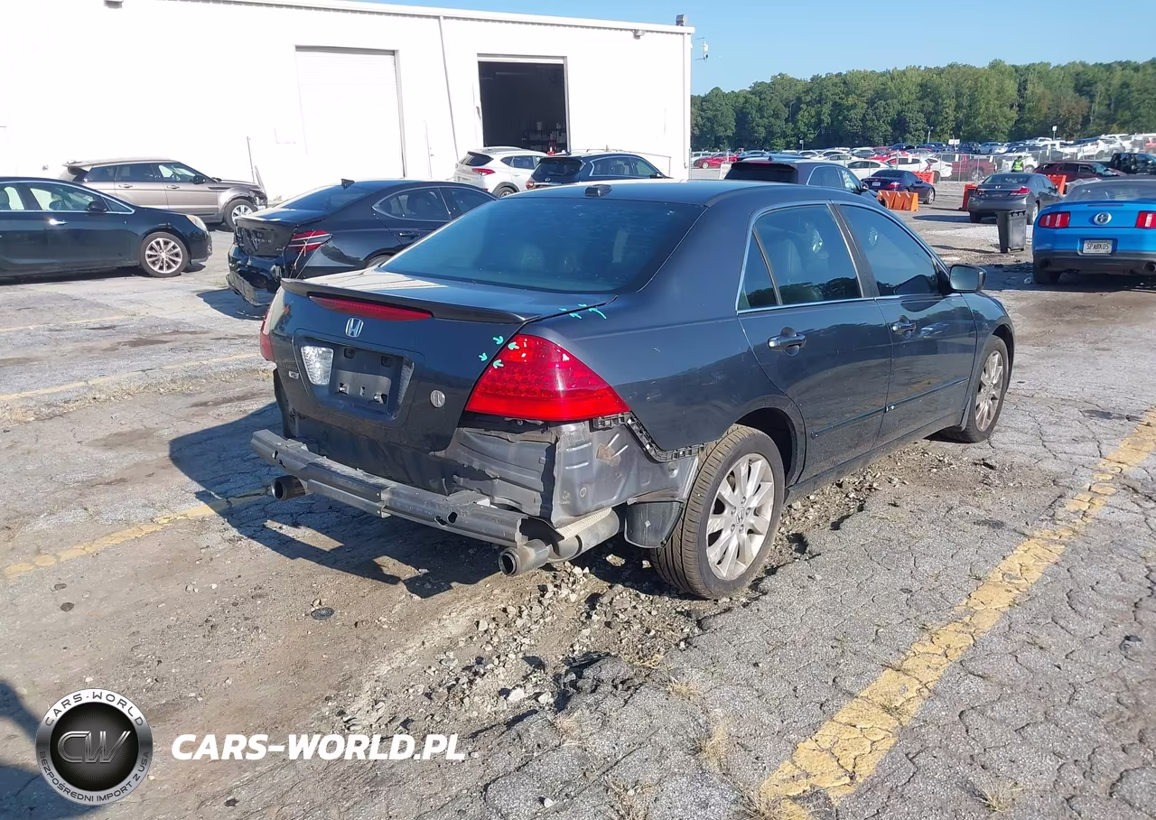 2007 Honda Accord 3.0 Ex VIN:1HGCM66587A049699 - 4