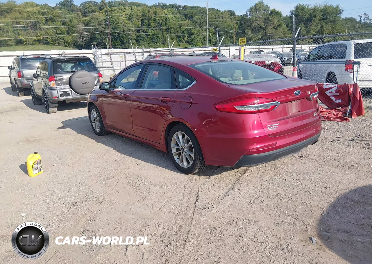2019 Ford Fusion Se VIN:3FA6P0HD9KR195246 - 3