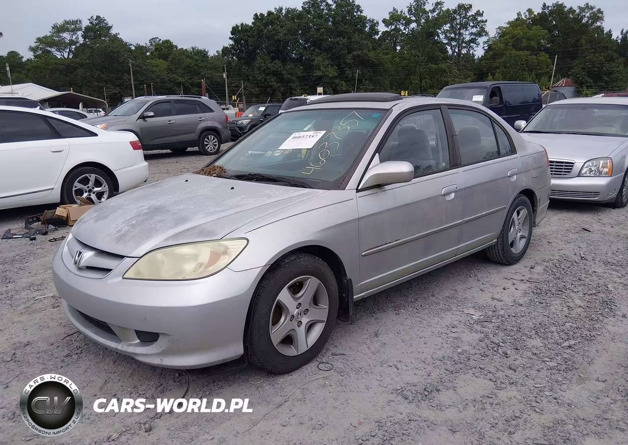 2004 Honda Civic Ex VIN:2HGES26774H516102 - 2