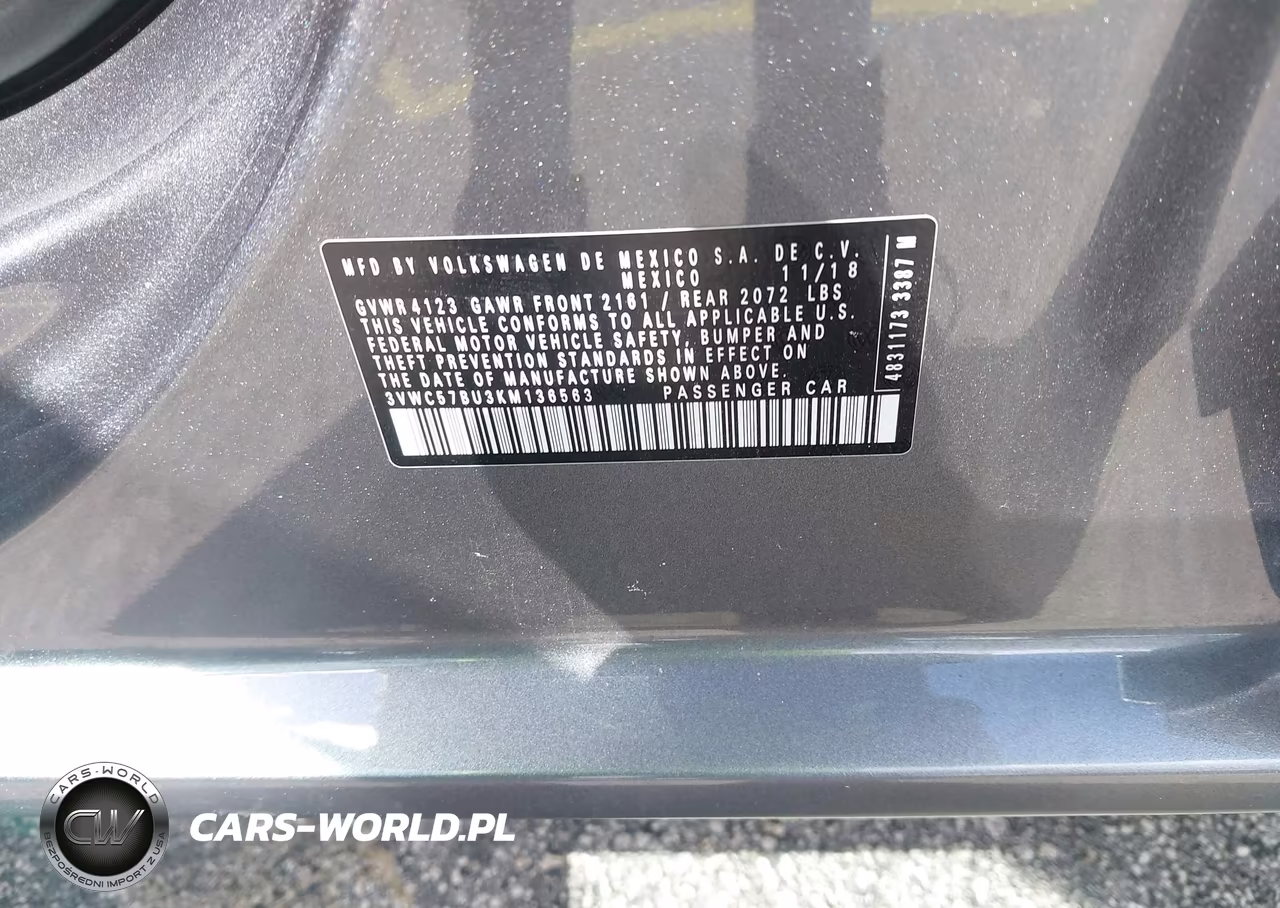 2019 Volkswagen Jetta 1.4T R-Line-1.4T S-1.4T Se VIN:3VWC57BU3KM136563 - 9