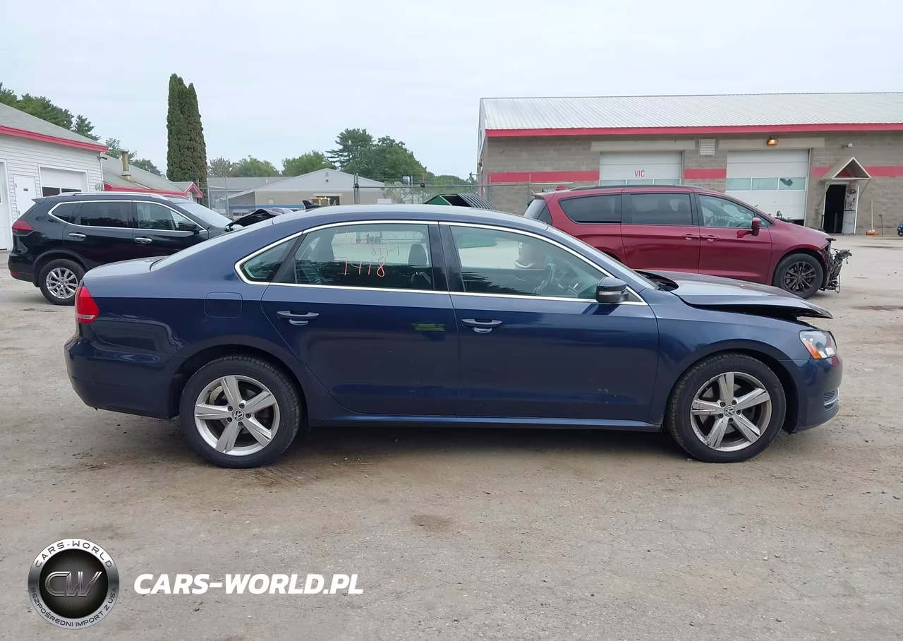 2014 Volkswagen Passat 2.5L Se VIN:1VWBP7A32EC005922 - 13