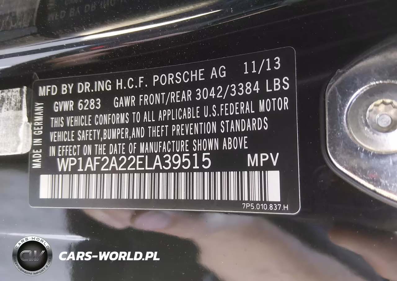 2014 Porsche Cayenne Diesel VIN:WP1AF2A22ELA39515 - 9
