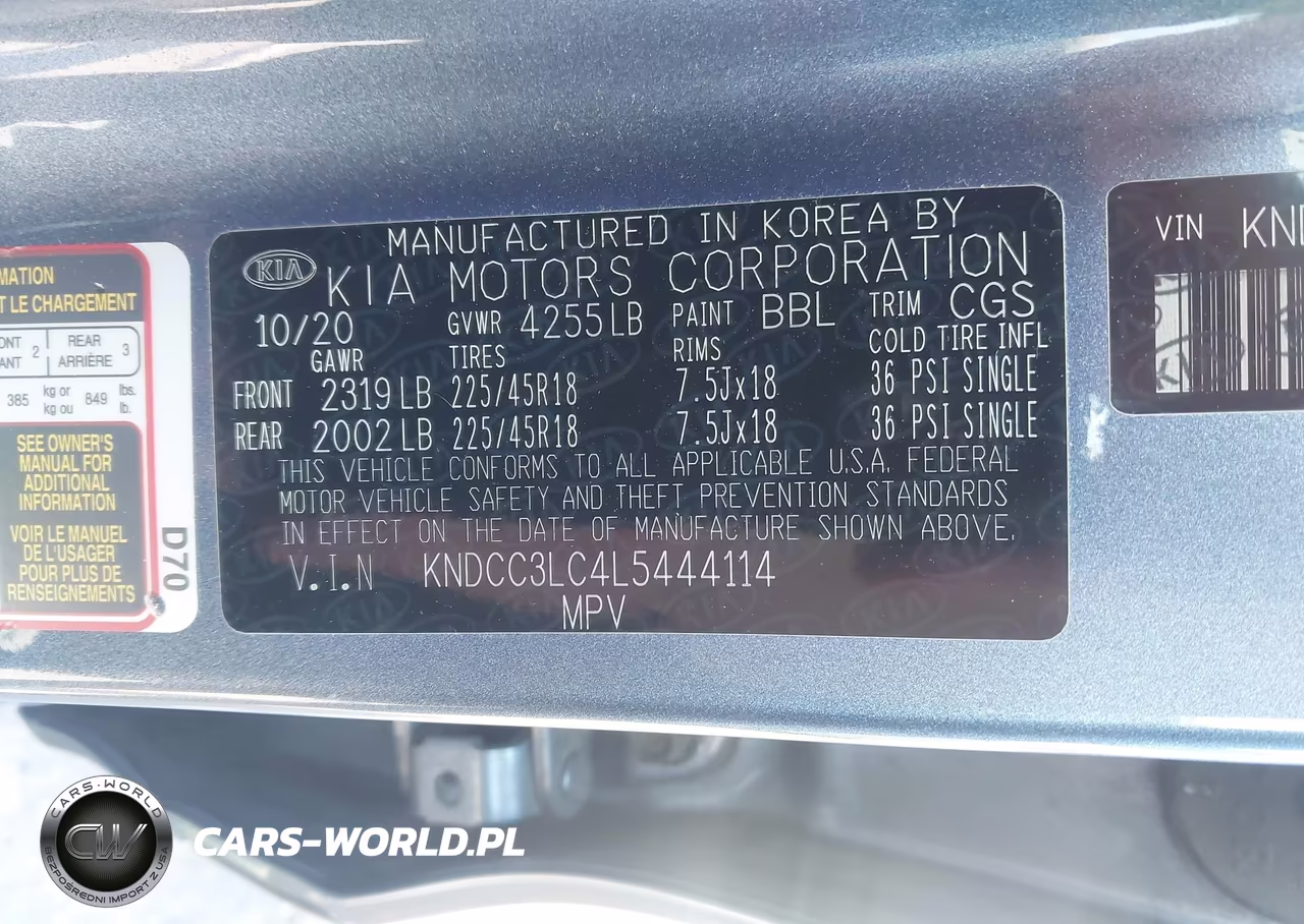 2020 Kia Niro Touring Special Edition VIN:KNDCC3LC4L5444114 - 9