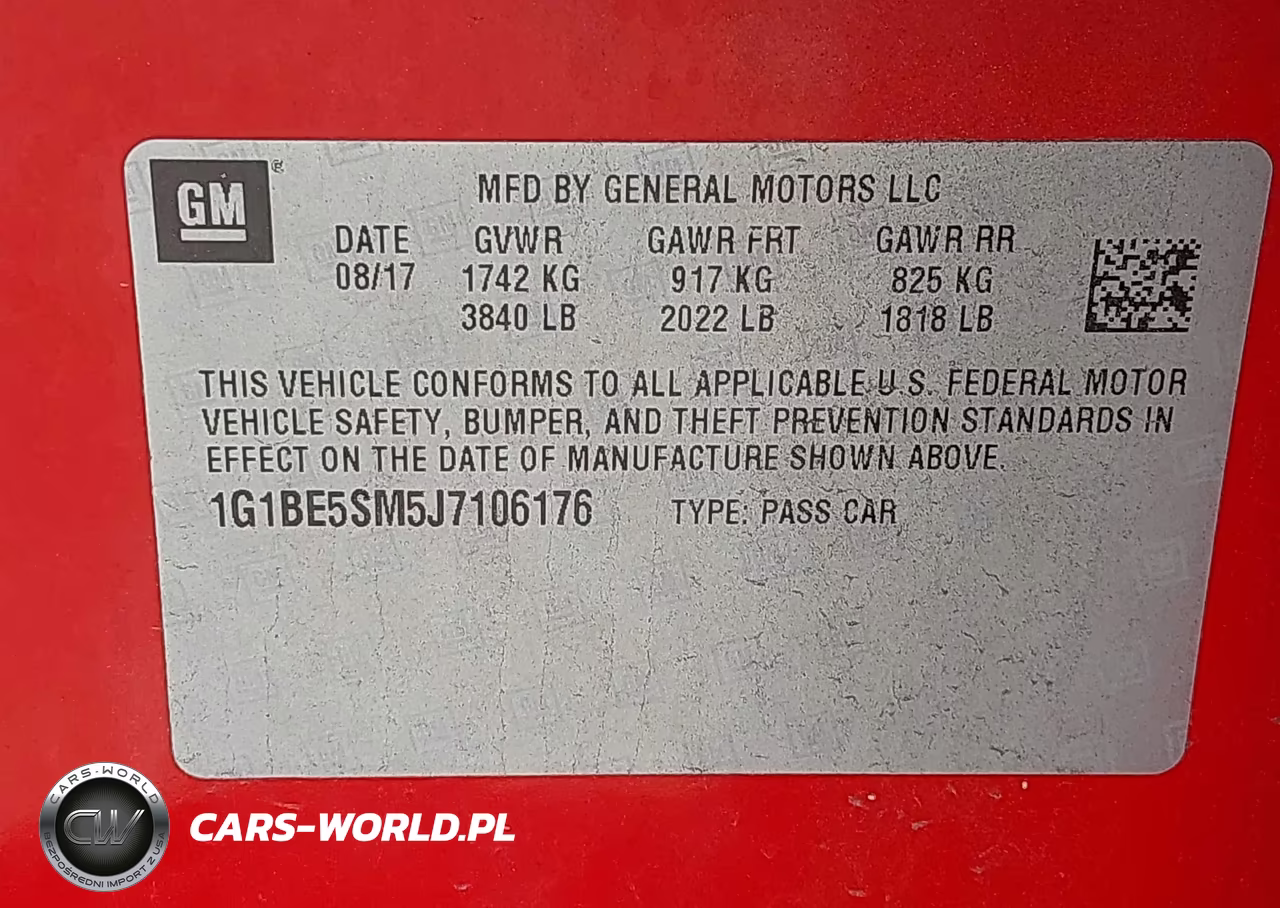 2018 Chevrolet Cruze Lt Auto VIN:1G1BE5SM5J7106176 - 9