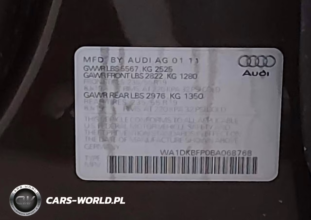 2011 Audi Q5 3.2 Premium Plus VIN:WA1DKBFP0BA068768 - 9