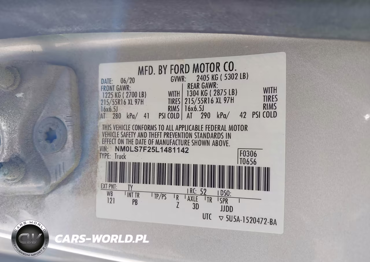 2020 Ford Transit Connect Xlt VIN:NM0LS7F25L1481142 - 9