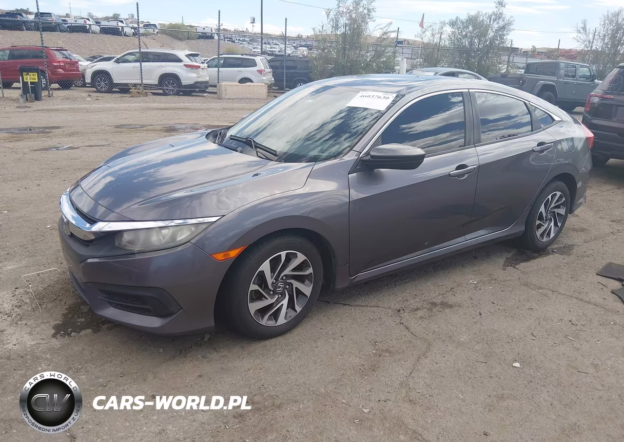 2016 Honda Civic Ex VIN:19XFC2F71GE087619 - 2