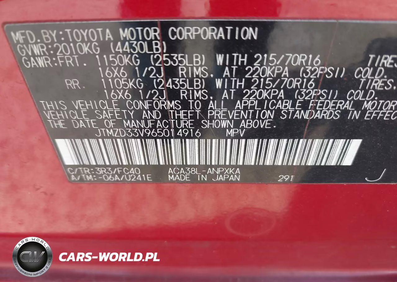 2006 Toyota Rav4 VIN:JTMZD33V965014916 - 9