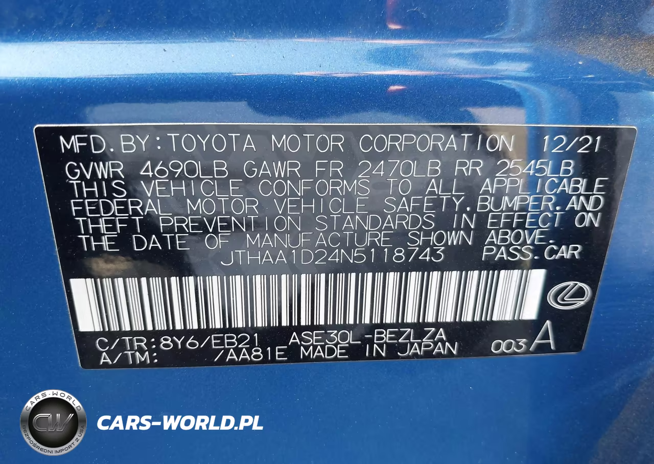 2022 Lexus Is 300 VIN:JTHAA1D24N5118743 - 9