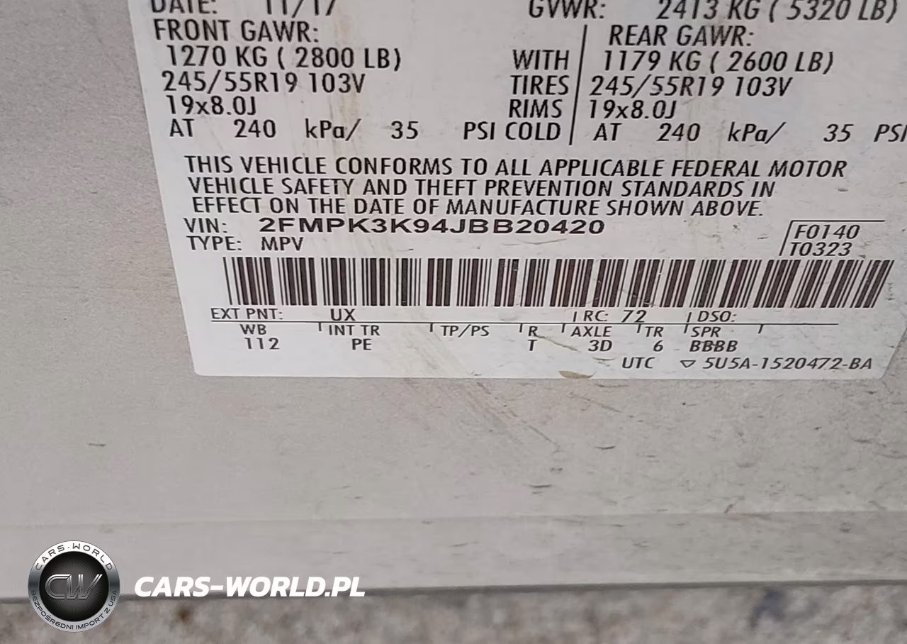 2018 Ford Edge Titanium VIN:2FMPK3K94JBB20420 - 9