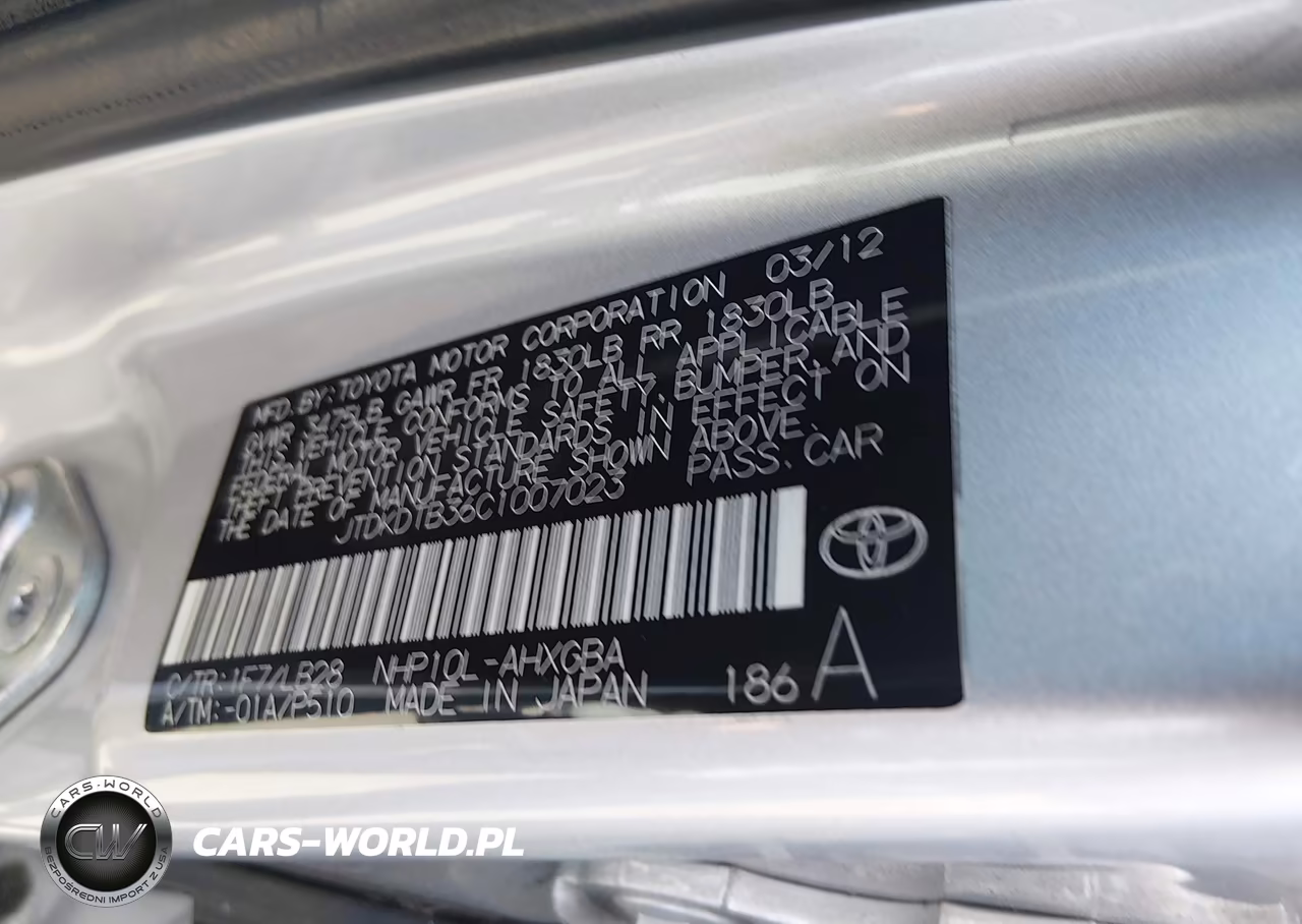 2012 Toyota Prius C Four VIN:JTDKDTB36C1007023 - 9