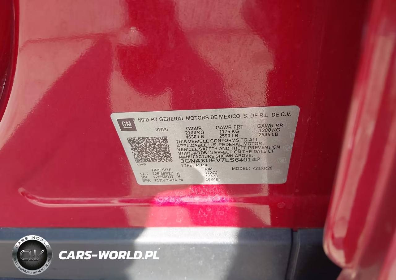 2020 Chevrolet Equinox Awd Lt 1.5L Turbo VIN:3GNAXUEV7LS640142 - 9