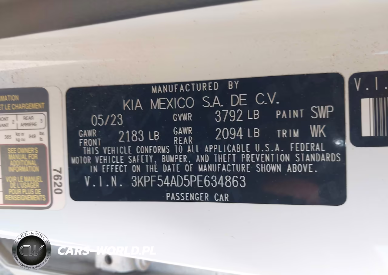 2023 Kia Forte Gt-Line VIN:3KPF54AD5PE634863 - 9