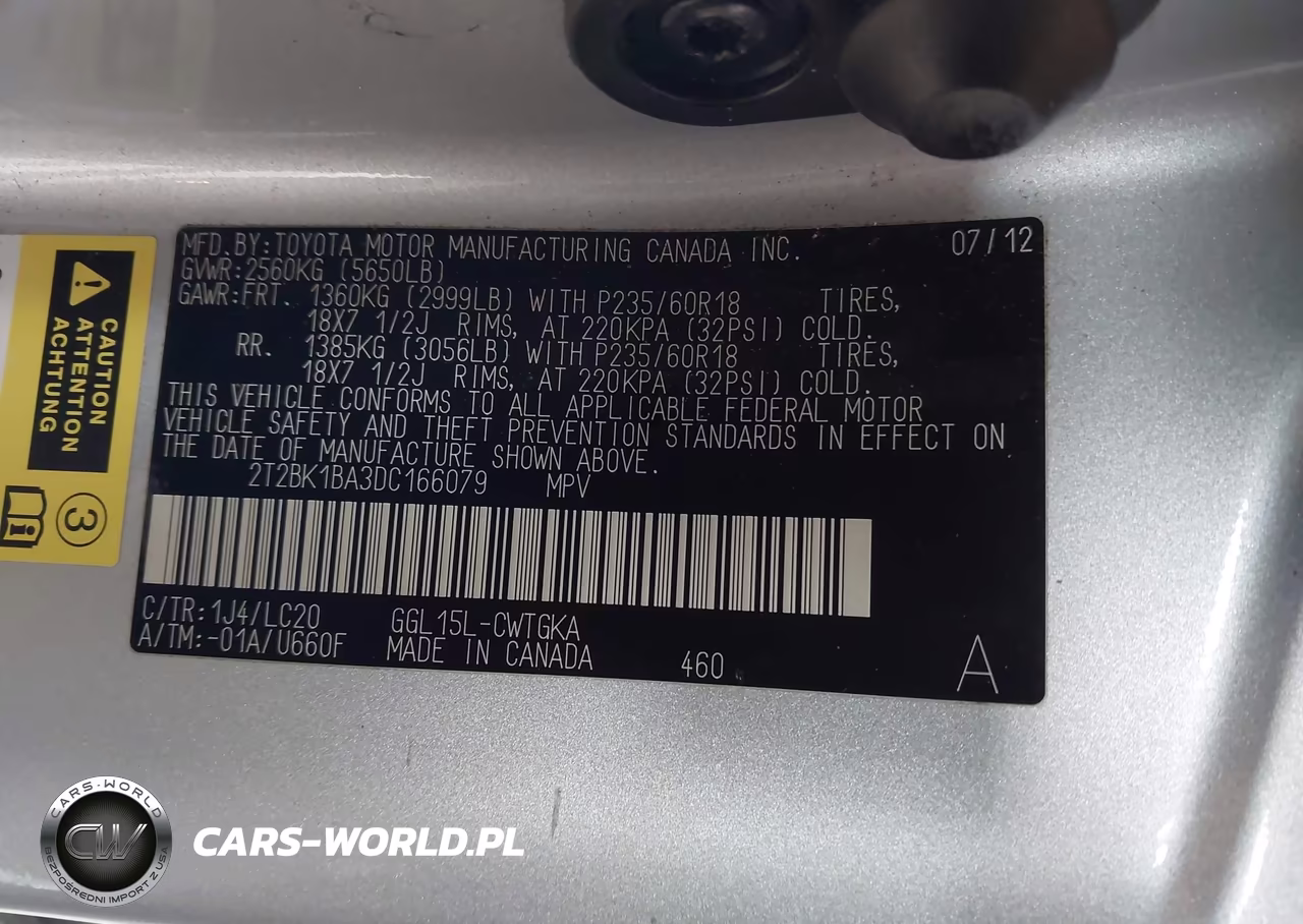 2013 Lexus Rx 350 VIN:2T2BK1BA3DC166079 - 9