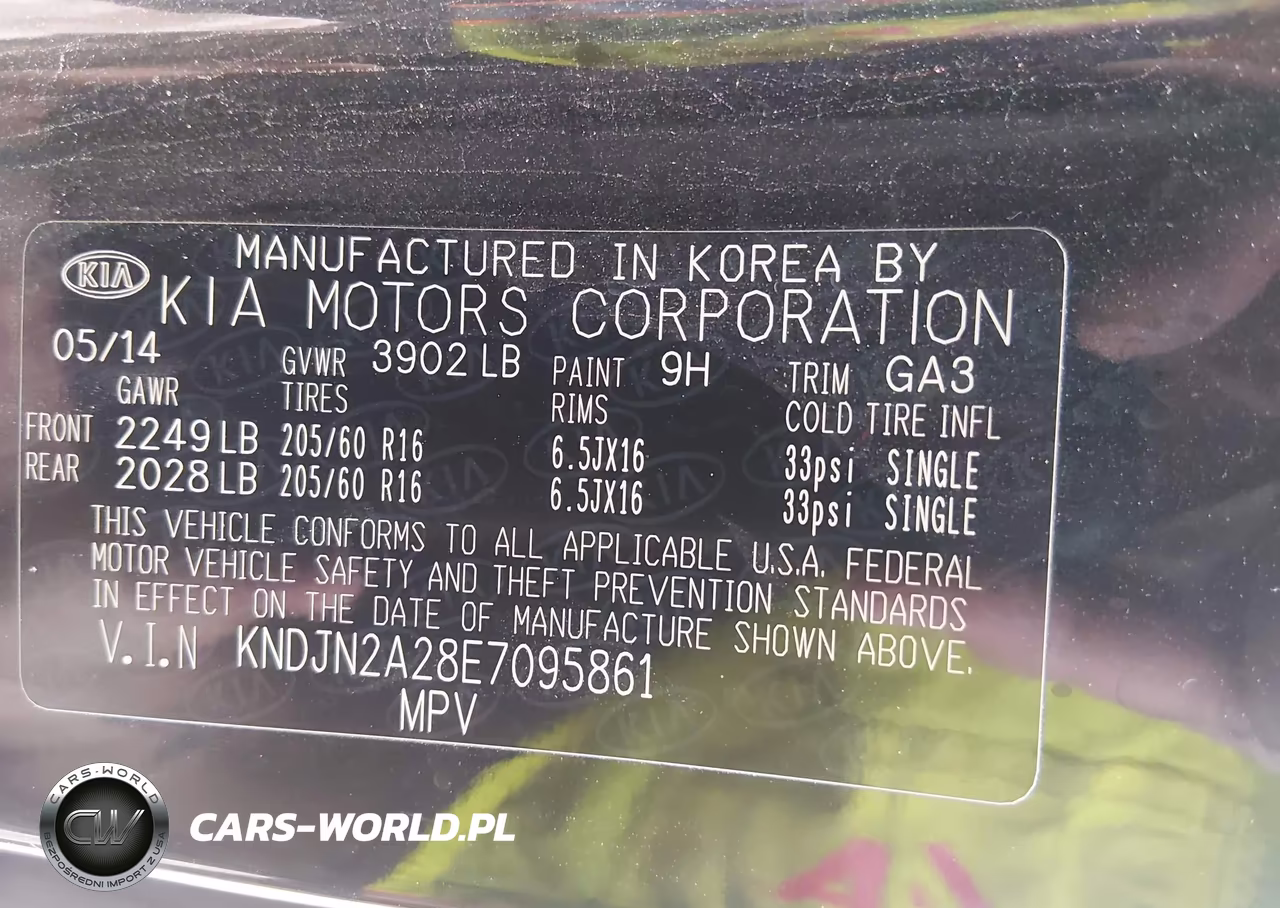2014 Kia Soul VIN:KNDJN2A28E7095861 - 9