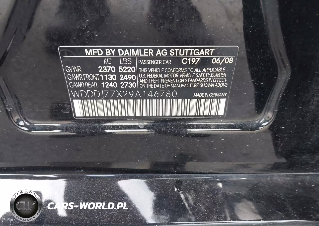 2009 Mercedes-Benz Cls 63 Amg VIN:WDDDJ77X29A146780 - 9