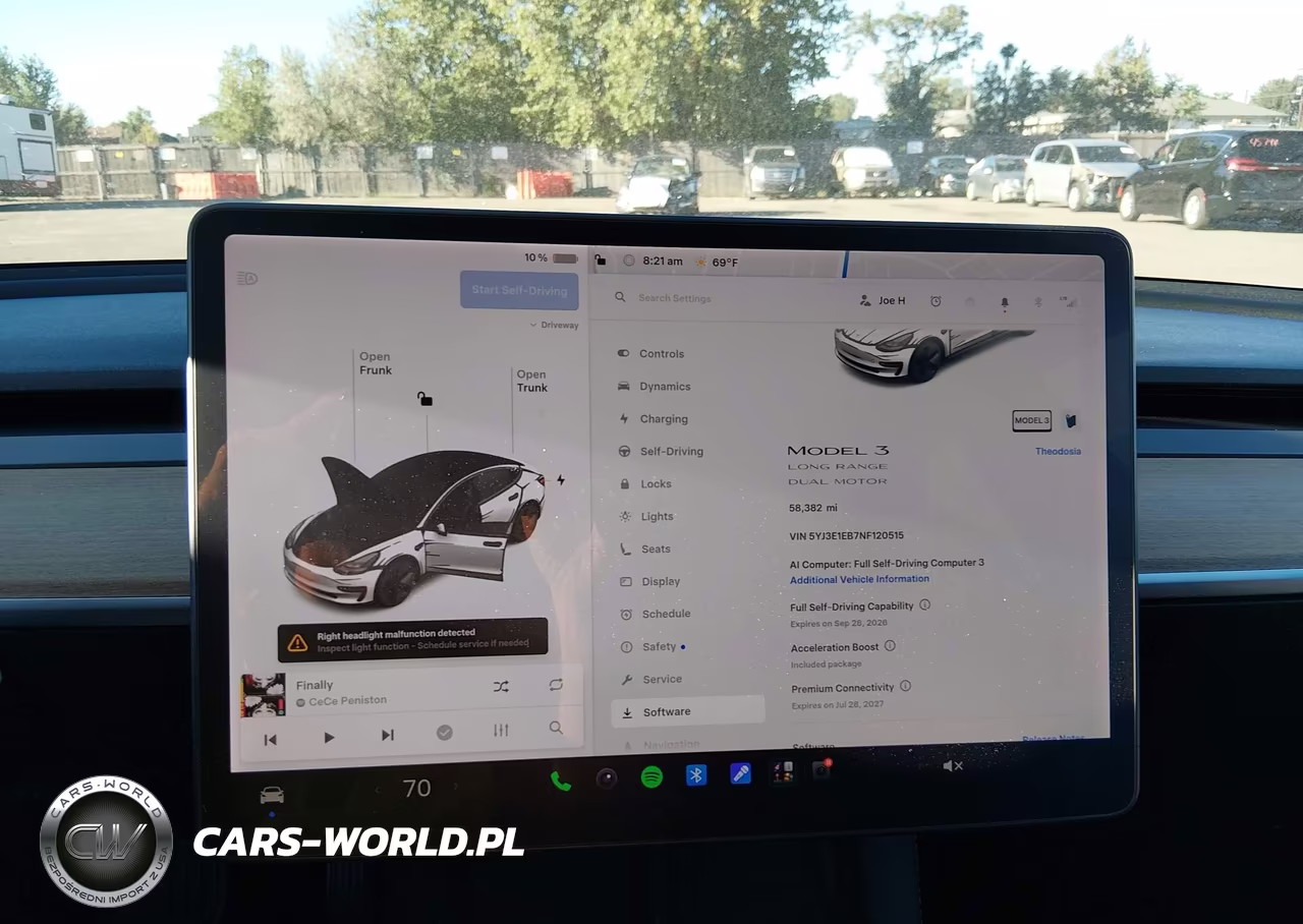 2022 Tesla Model 3 Long Range Dual Motor All-Wheel Drive VIN:5YJ3E1EB7NF120515 - 19