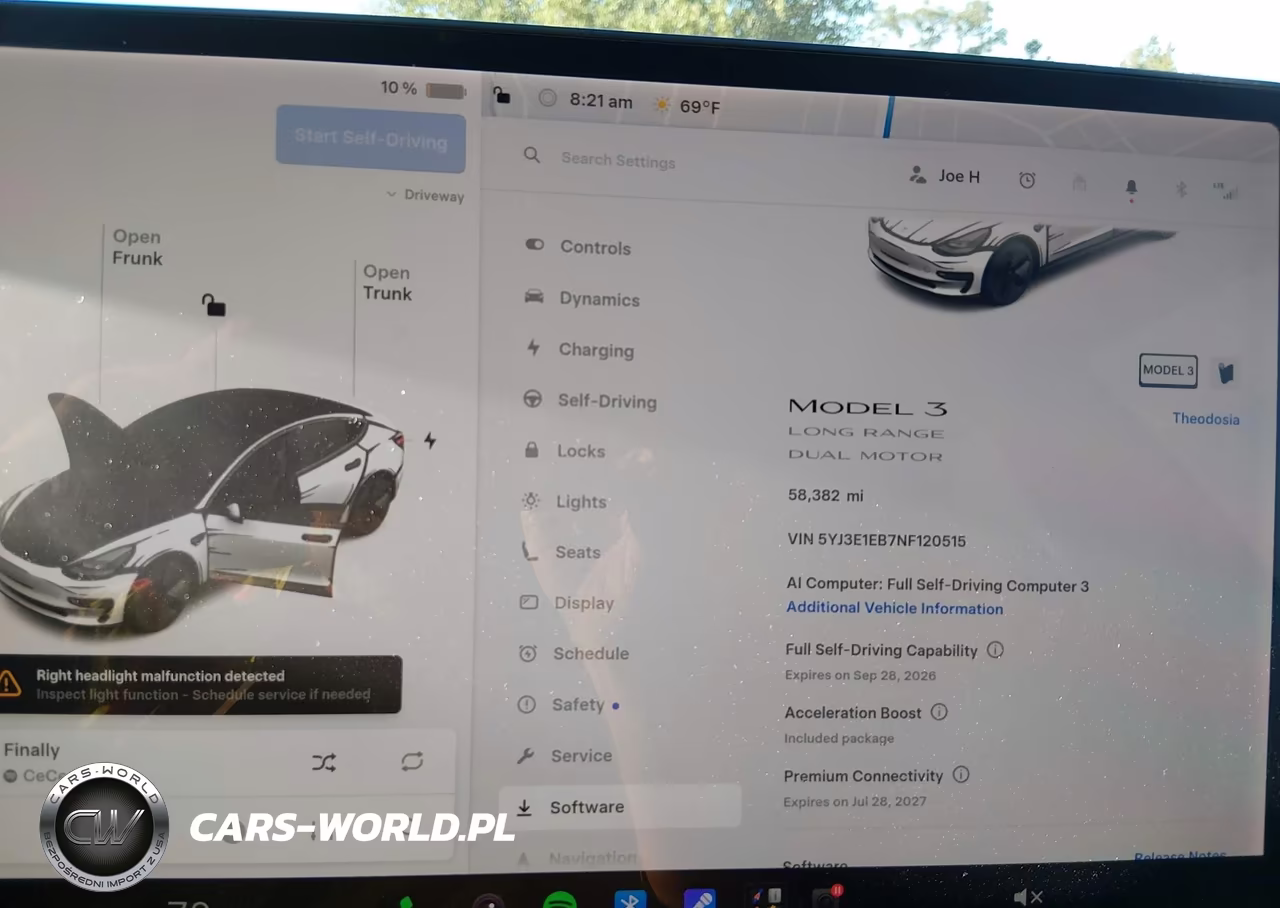 2022 Tesla Model 3 Long Range Dual Motor All-Wheel Drive VIN:5YJ3E1EB7NF120515 - 7