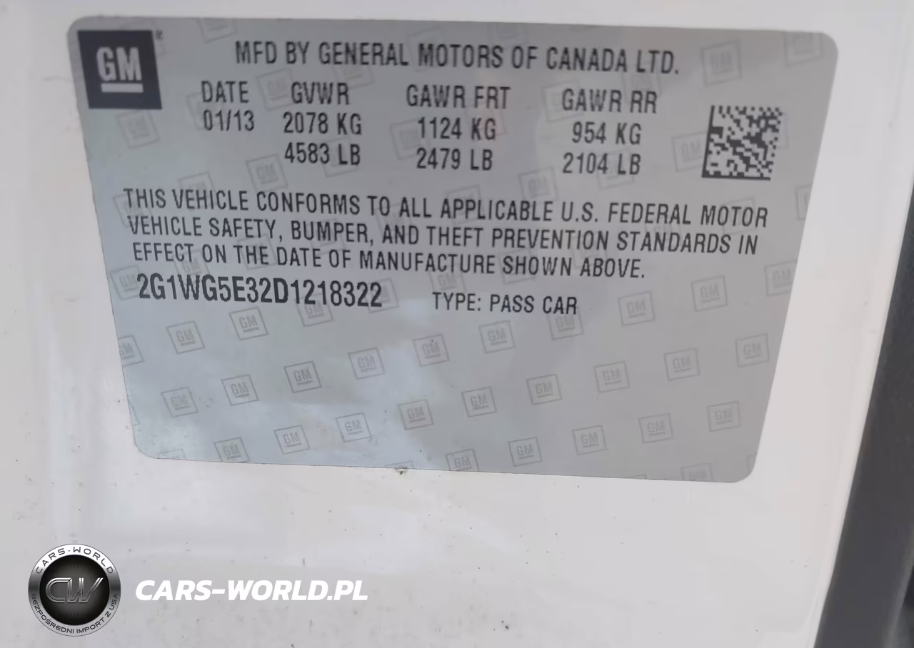 2013 Chevrolet Impala Lt VIN:2G1WG5E32D1218322 - 9