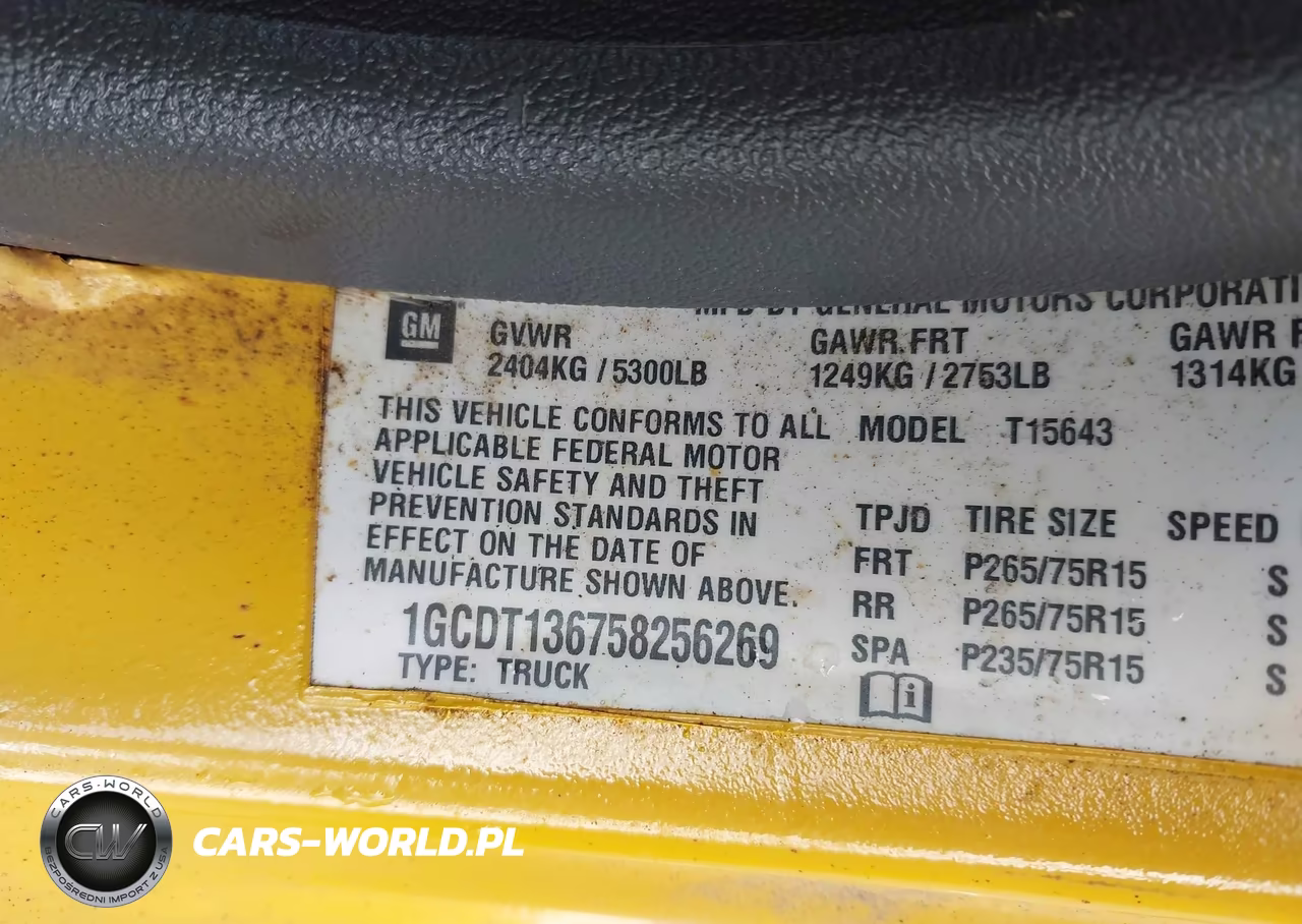 2005 Chevrolet Colorado Ls VIN:1GCDT136758256269 - 9