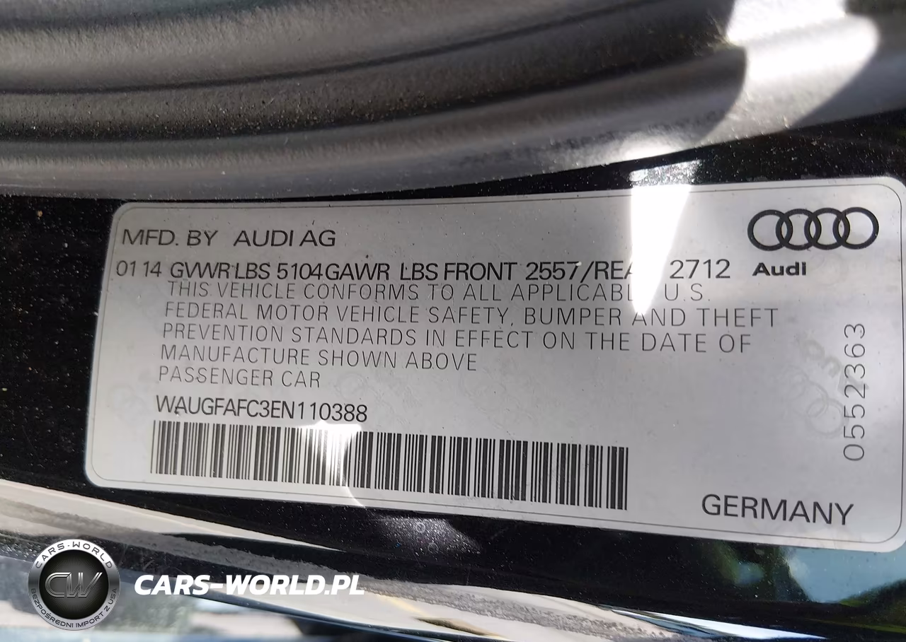 2014 Audi A6 2.0T Premium VIN:WAUGFAFC3EN110388 - 9