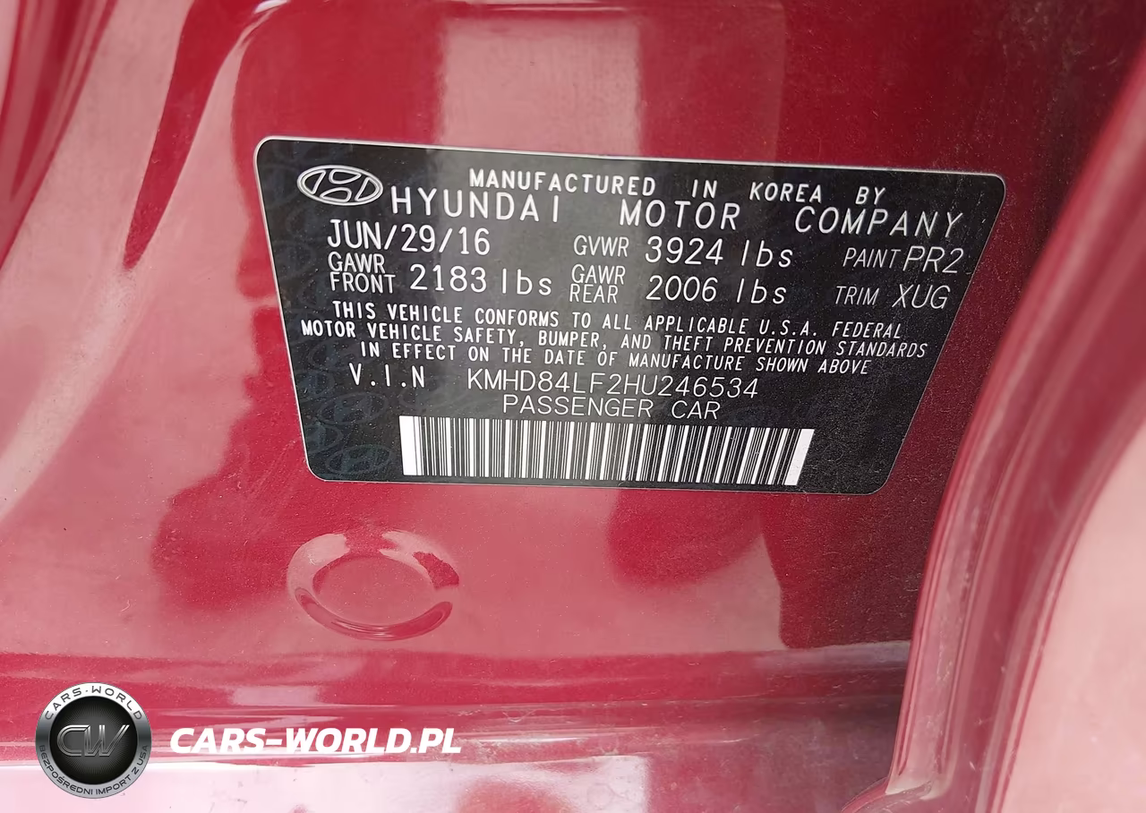 2017 Hyundai Elantra Value Edition VIN:KMHD84LF2HU246534 - 9