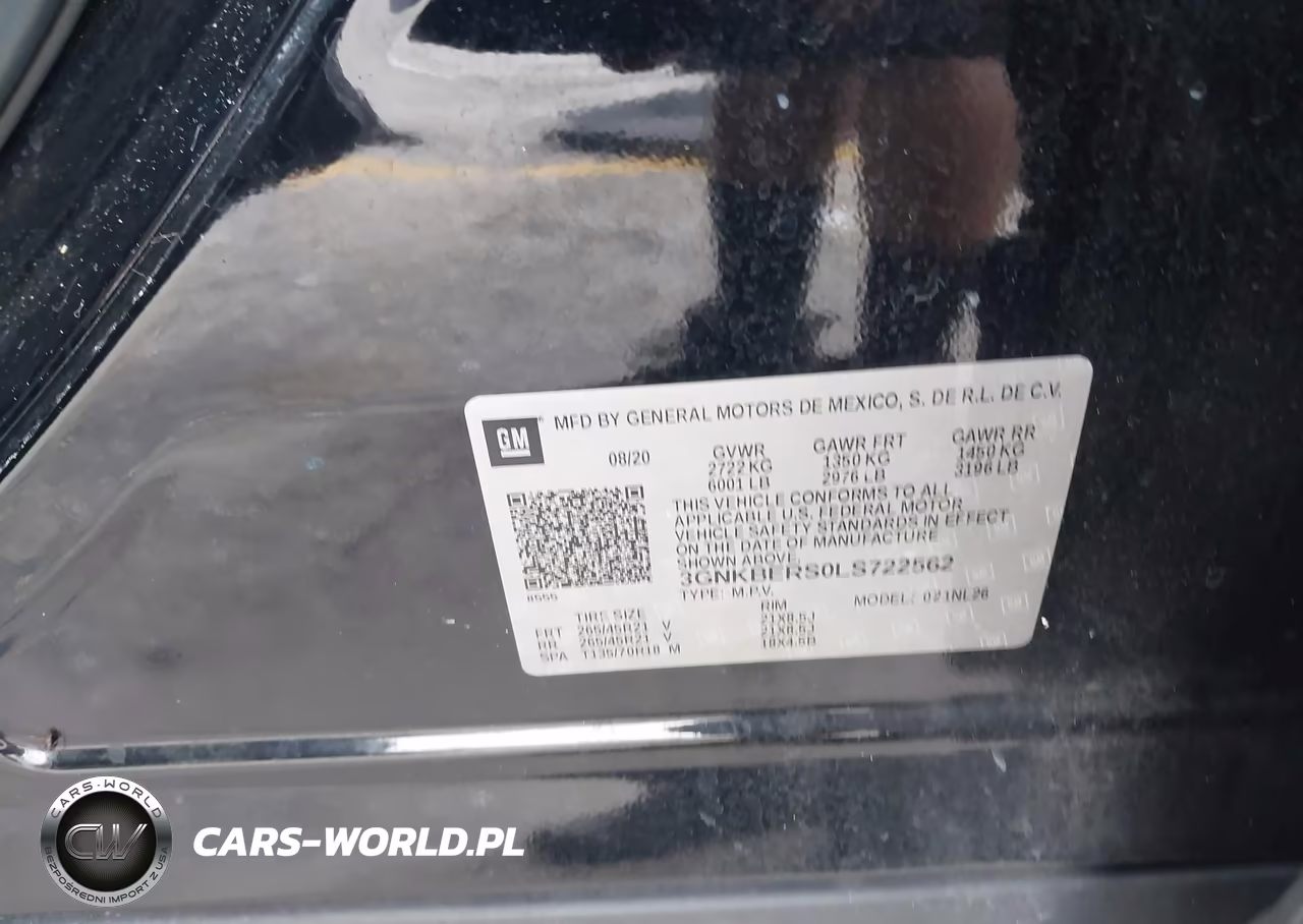 2020 Chevrolet Blazer Fwd Rs VIN:3GNKBERS0LS722562 - 9