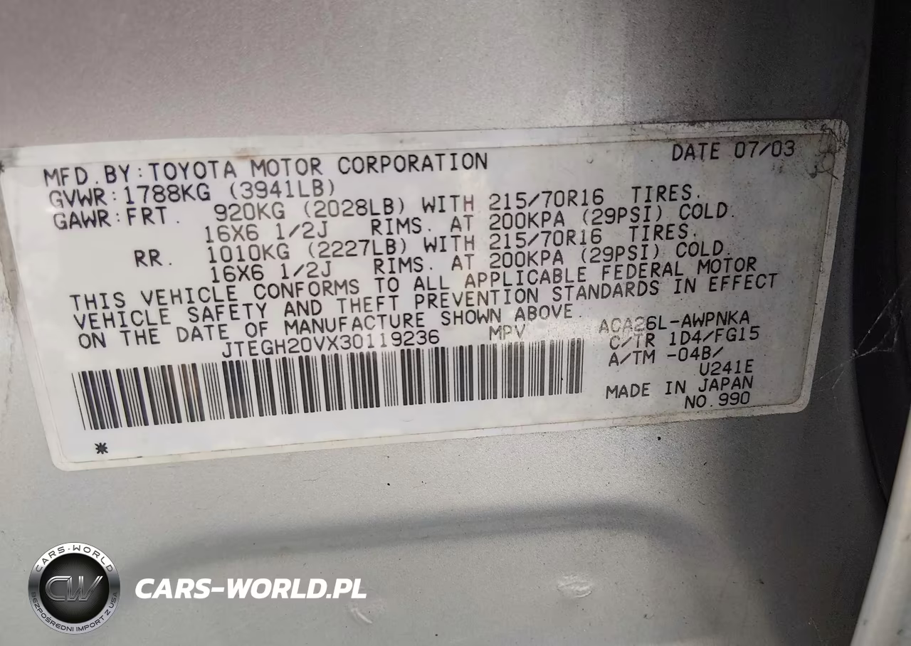 2003 Toyota Rav4 VIN:JTEGH20VX30119236 - 9
