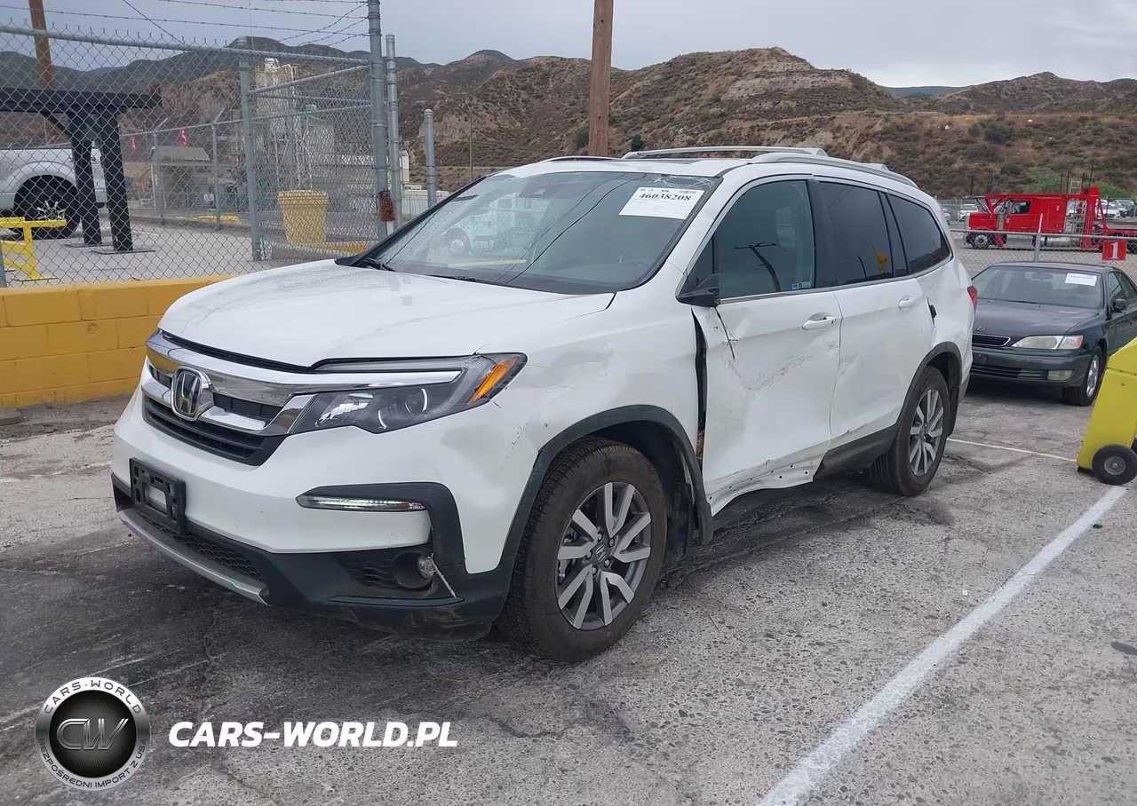 2022 Honda Pilot 2Wd Ex-L VIN:5FNYF5H58NB038017 - 2