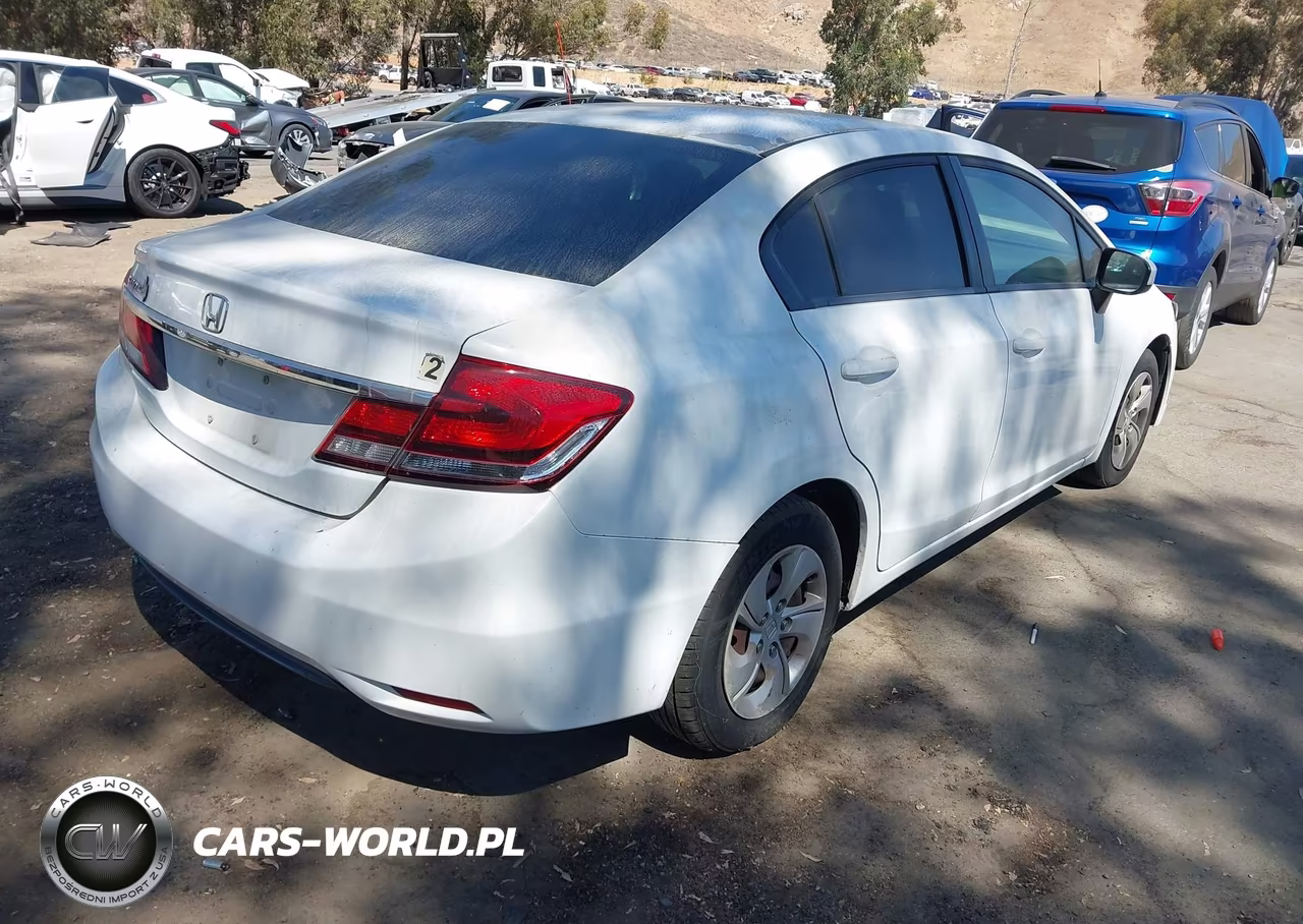 2014 Honda Civic Lx VIN:19XFB2F58EE224733 - 4