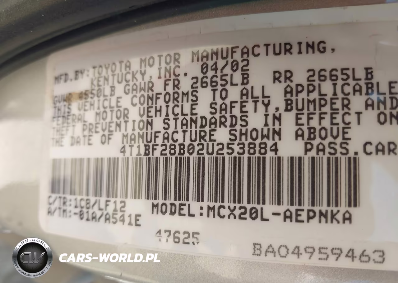 2002 Toyota Avalon Xl VIN:4T1BF28B02U253884 - 9