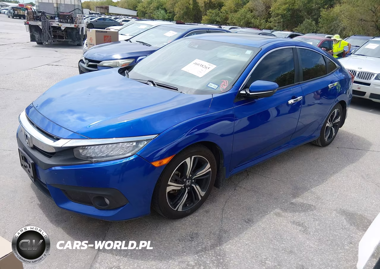 2018 Honda Civic Touring VIN:JHMFC1F99JX021093 - 2