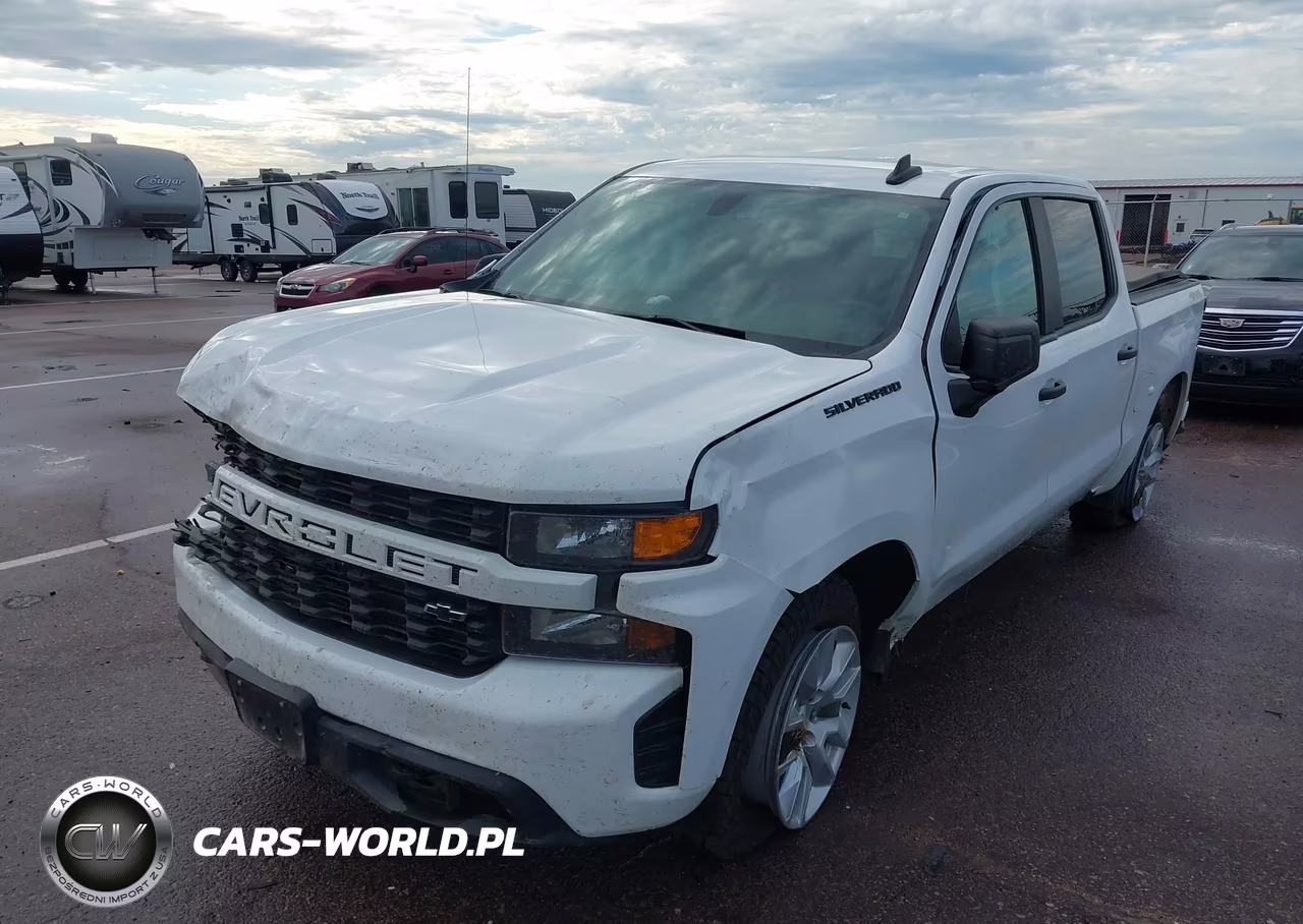 2021 Chevrolet Silverado 1500 4Wd Short Bed Custom VIN:3GCPYBEK2MG341219 - 2