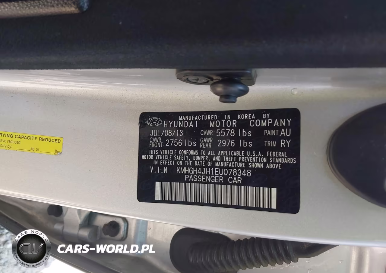 2014 Hyundai Equus Signature VIN:KMHGH4JH1EU078348 - 9